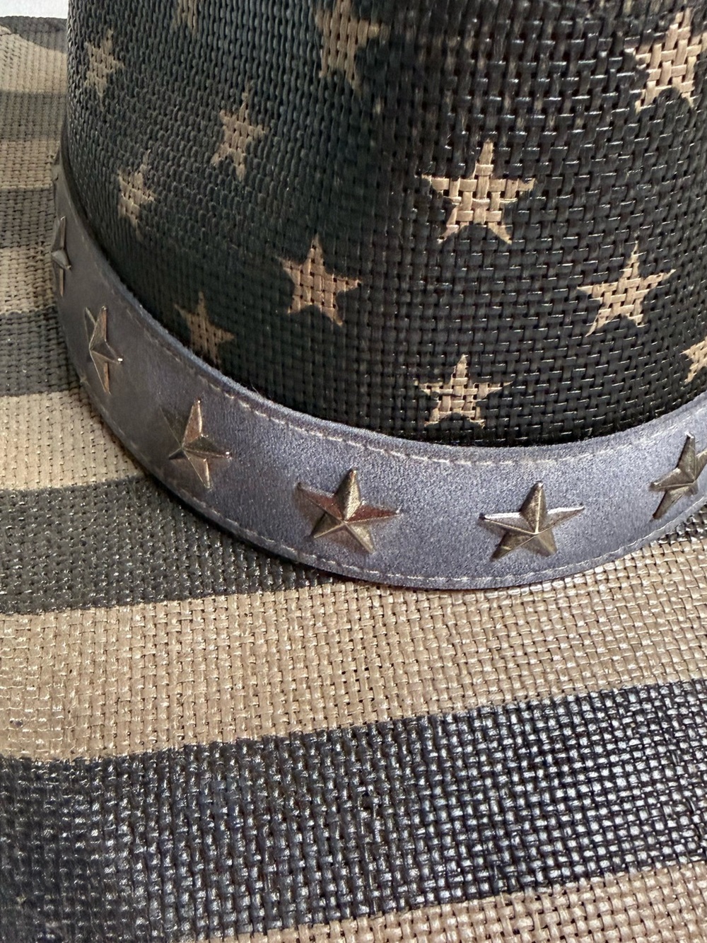 Goldcoast Old Glory Cowboy Hat American Flag Stars Stripes Western Sunwear - Picture 9 of 9